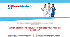 Desktop Screenshot of benemedical.com
